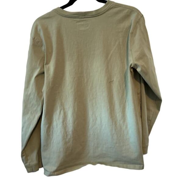 CARHARTT Logo Graphic Heavyweight Dried Clay‎ Long Sleeve Loose Fit XL T-Shirt - Picture 3 of 7